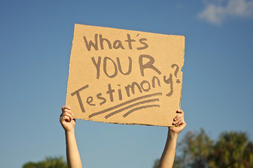 testimony